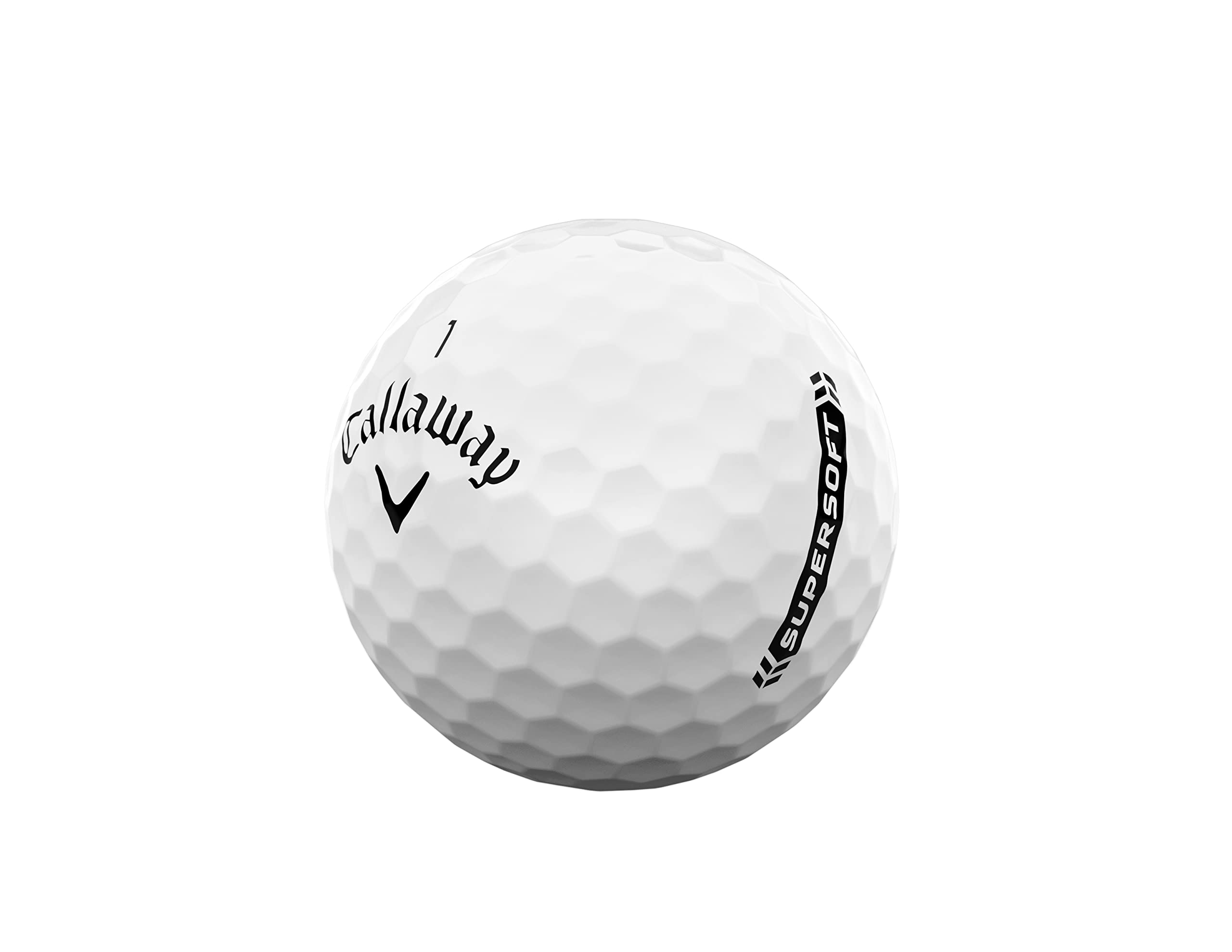 Callaway Supersoft in-play off the tee illustrating increased distance
