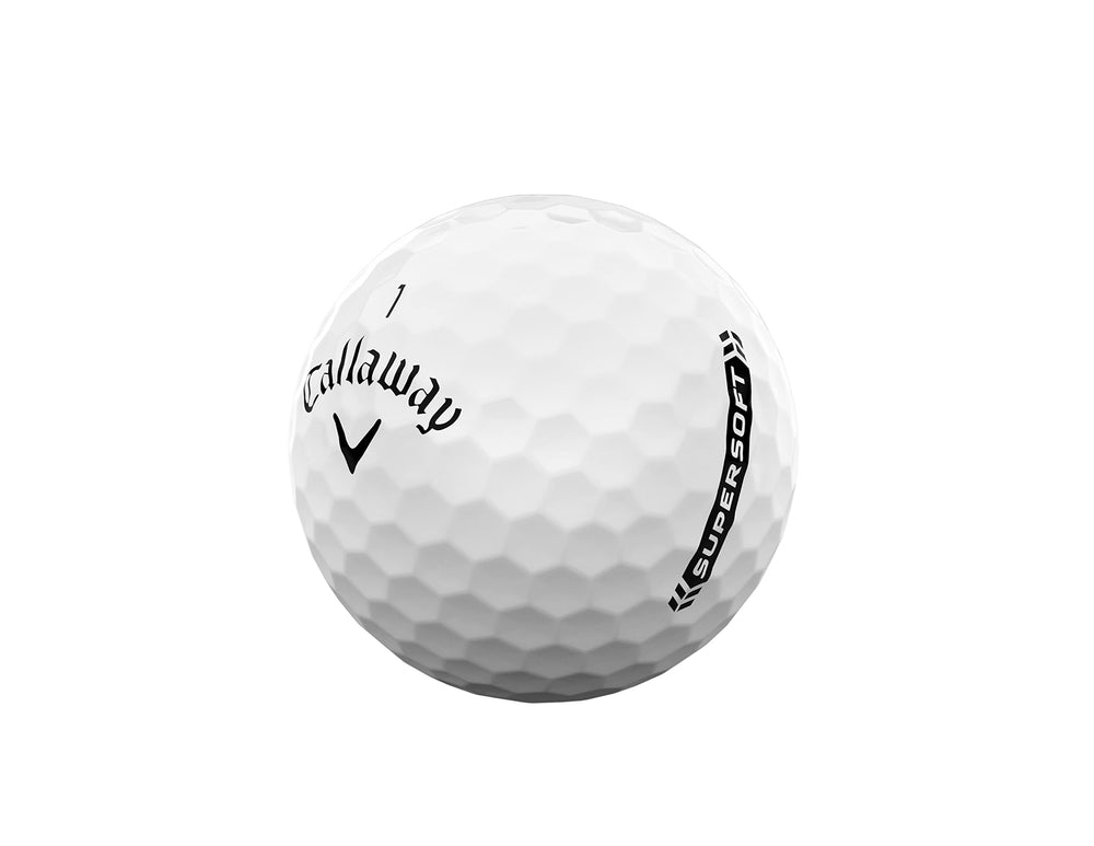 Callaway Supersoft in-play off the tee illustrating increased distance