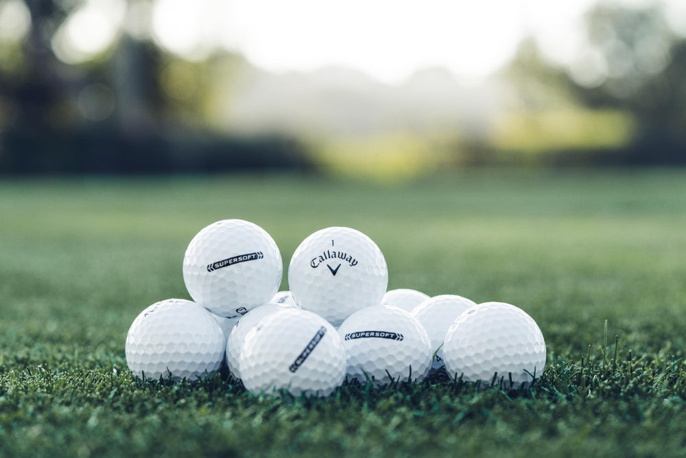 Callaway Supersoft inside golf bag lifestyle shot showing reliable performance