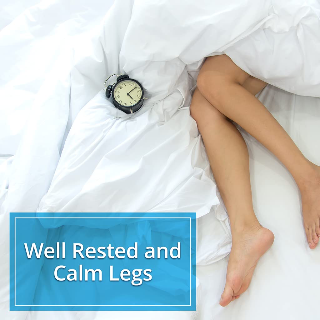 Calm Legs label and nutrition facts highlighting ingredients and dosage