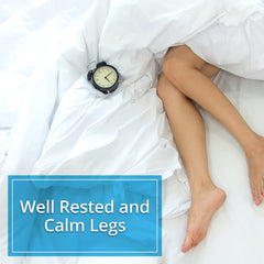 Calm Legs label and nutrition facts highlighting ingredients and dosage