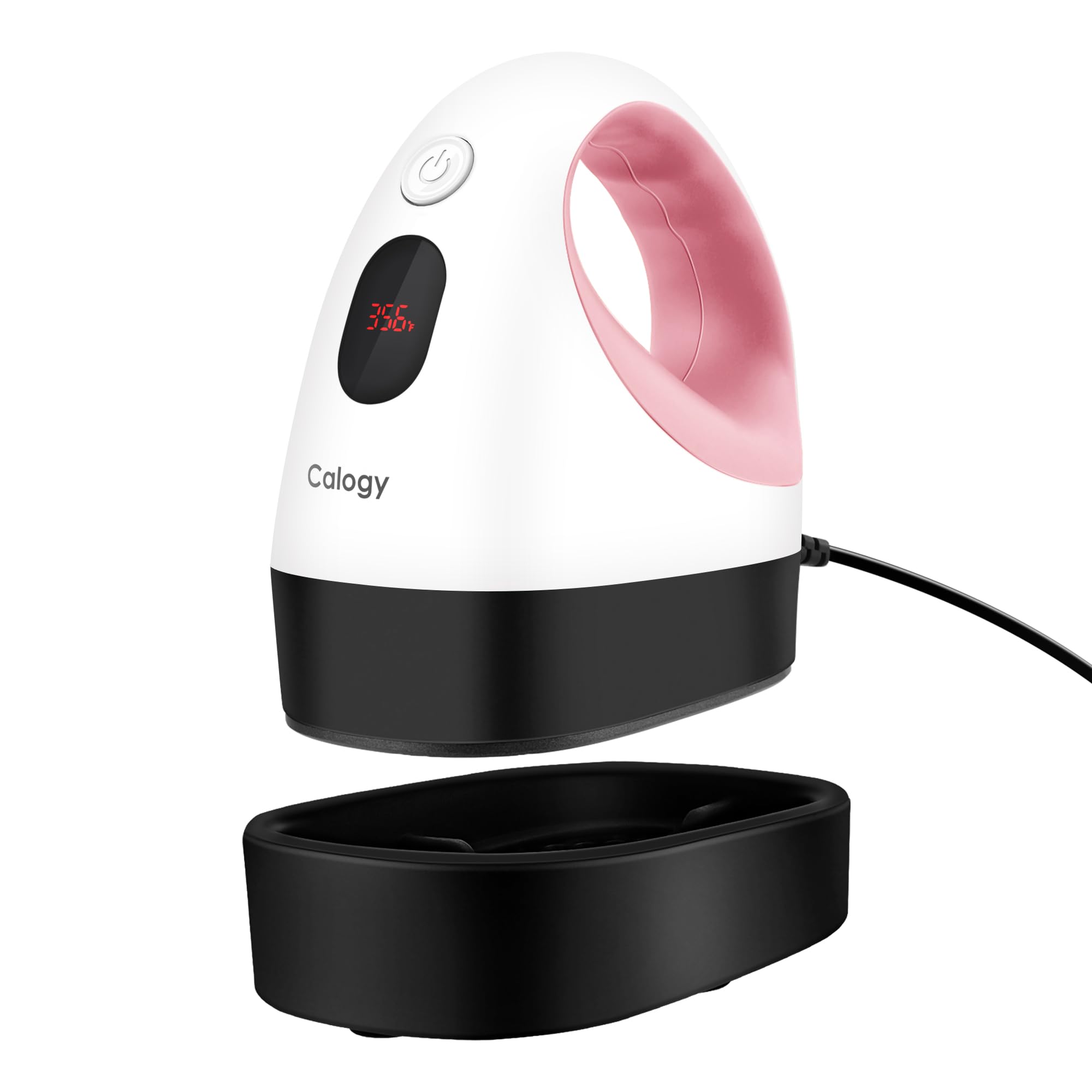 Calogy mini heat press front view showing compact design and portability