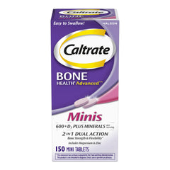 Caltrate front bottle showing label and benefits