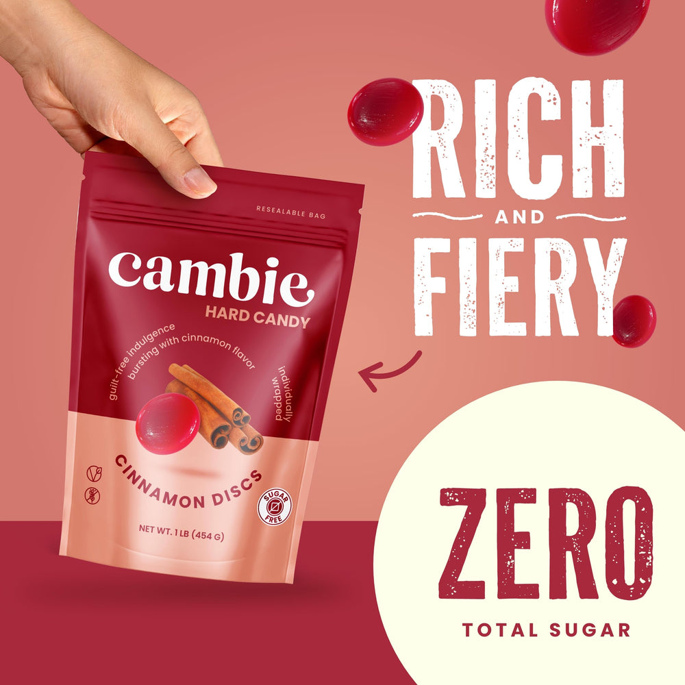 Cambie individually wrapped piece demonstrating hygiene and on-the-go convenience benefit