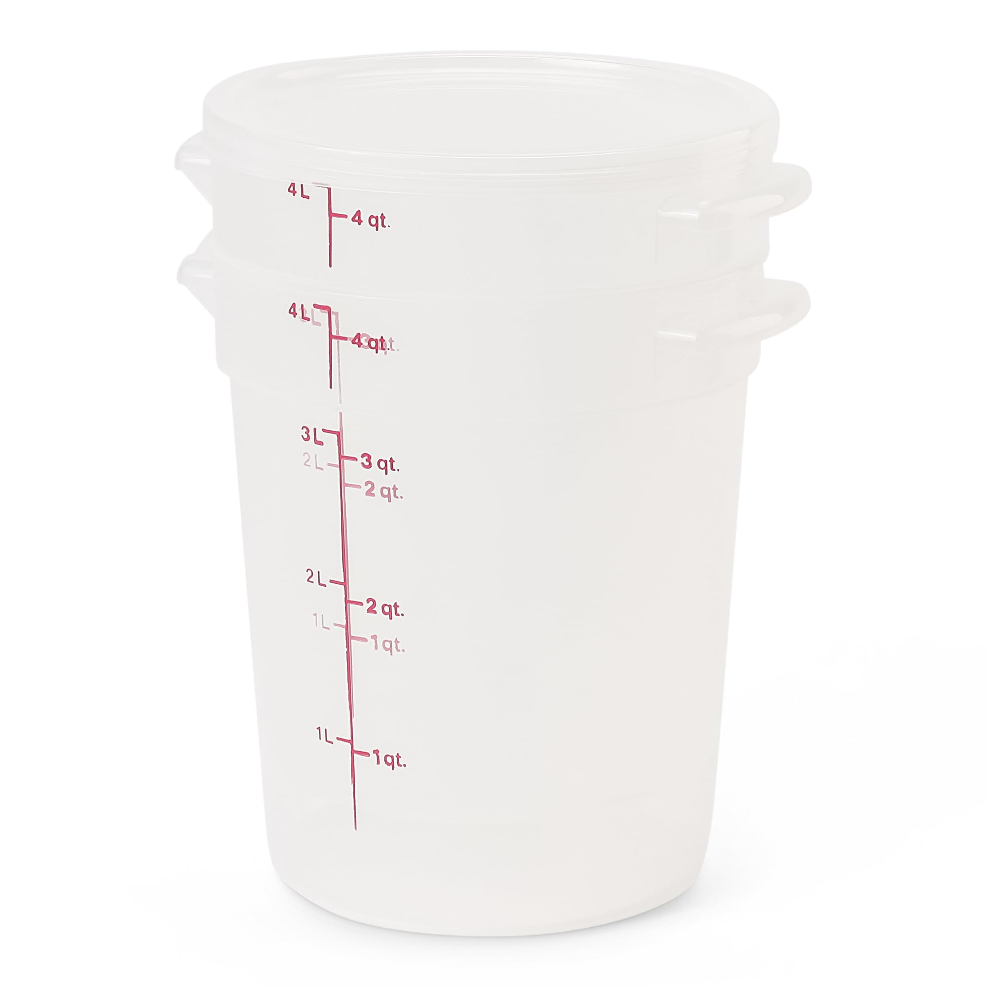 Cambro closeup lid seal detail illustrating airtight fit for freshness