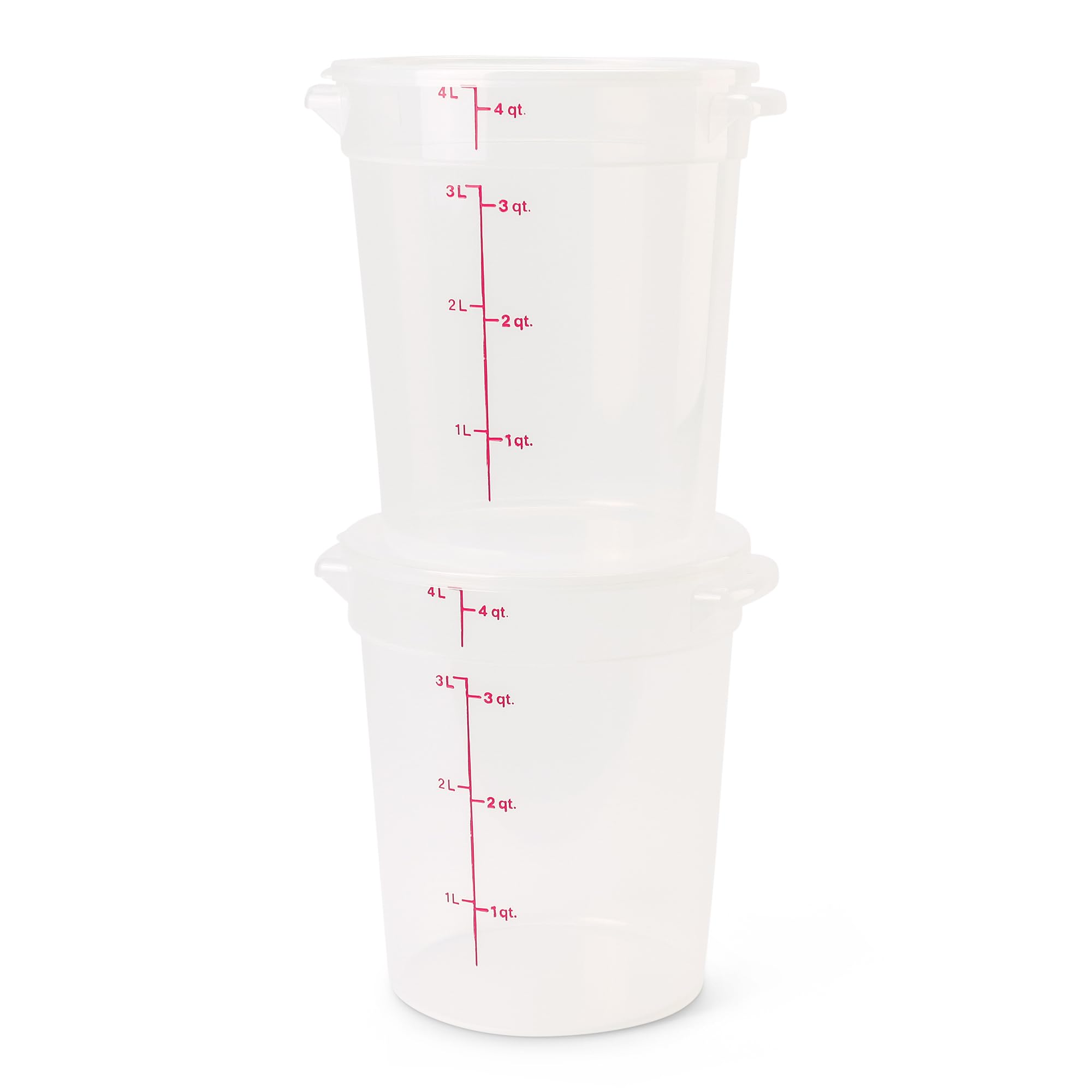 Cambro translucent container showing visible contents for quick identification