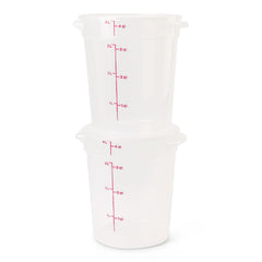 Cambro translucent container showing visible contents for quick identification