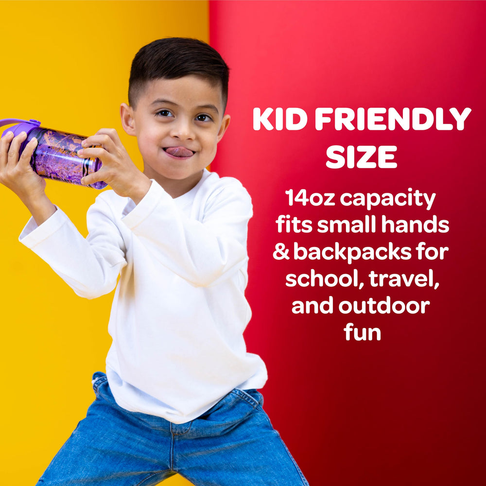CamelBak color detail emphasizing bright Crayola finish that attracts kids