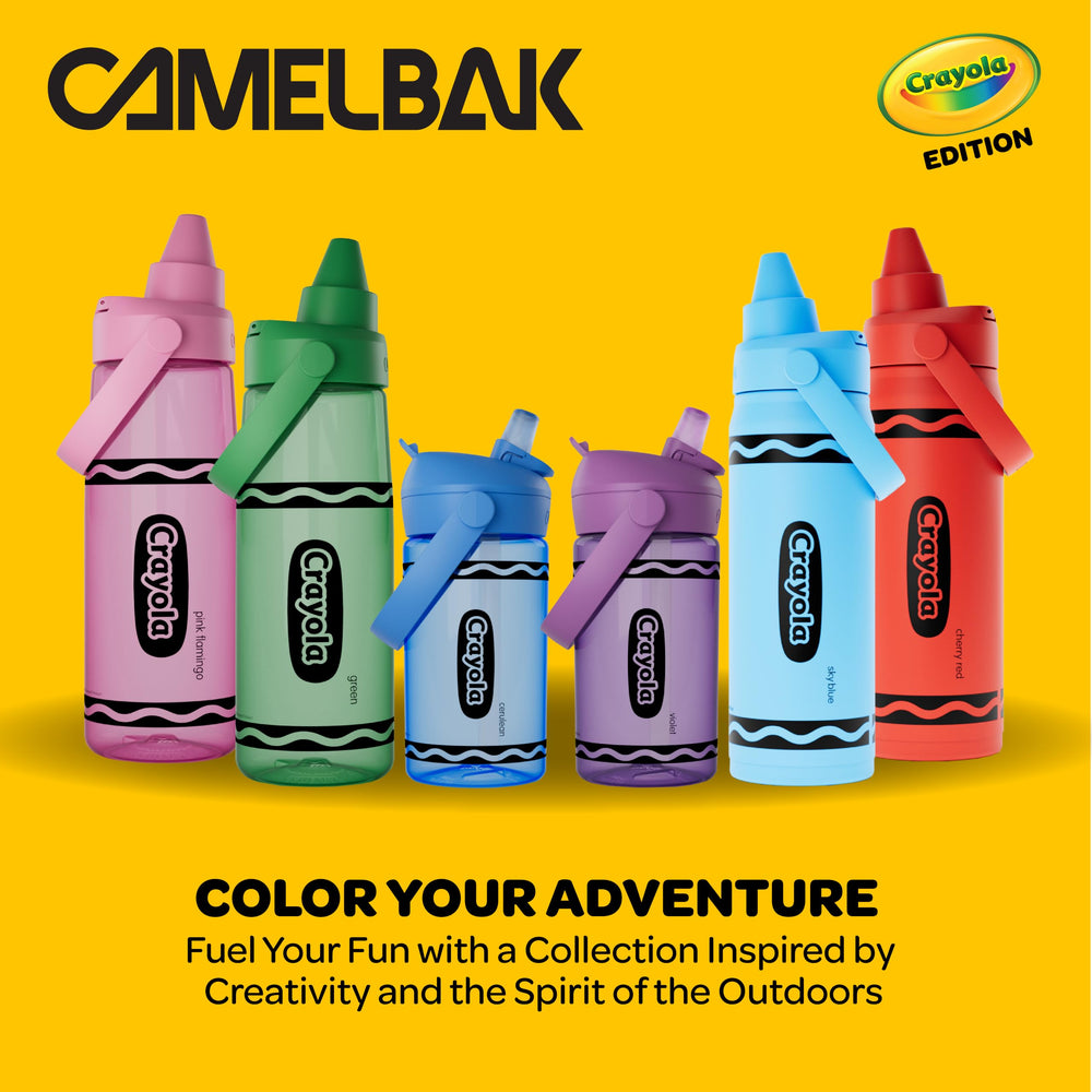 CamelBak pictured after drop test illustrating robust durability under play