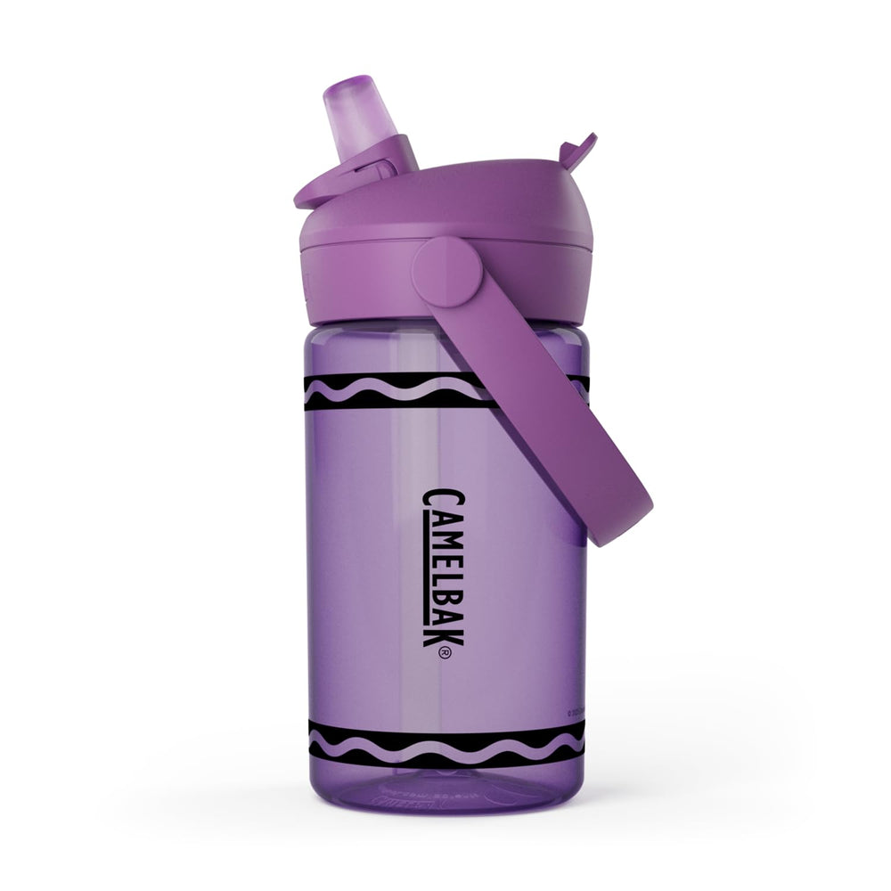 CamelBak flip lid close-up demonstrating secure cover and easy access