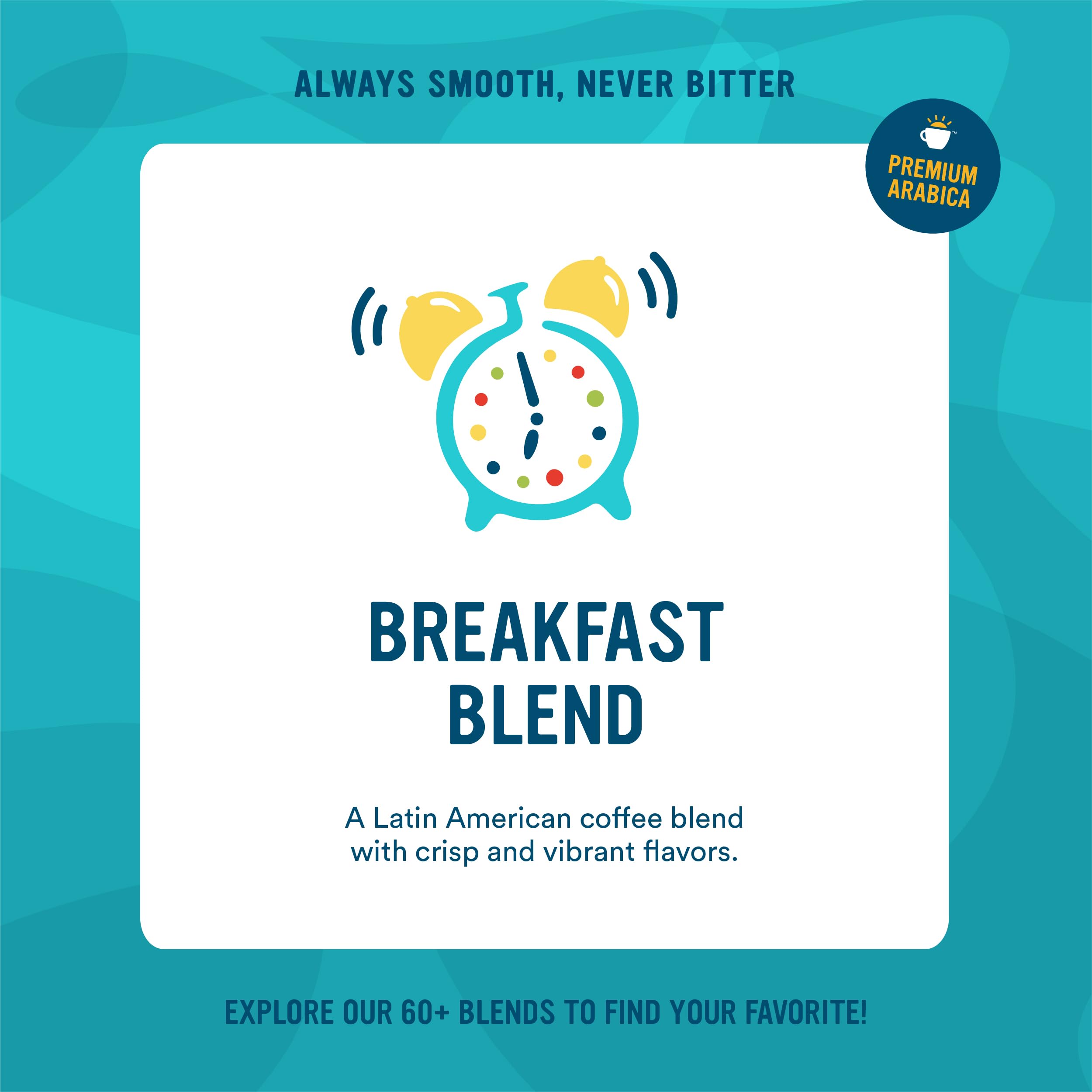 Cameron's Coffee close-up of ground breakfast blend texture highlighting smooth, even grind for consistent brewing