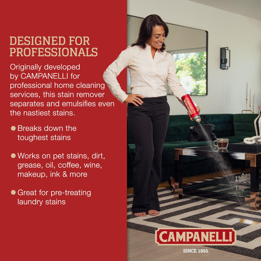 Campanelli placed in living room setting suggesting versatile household use