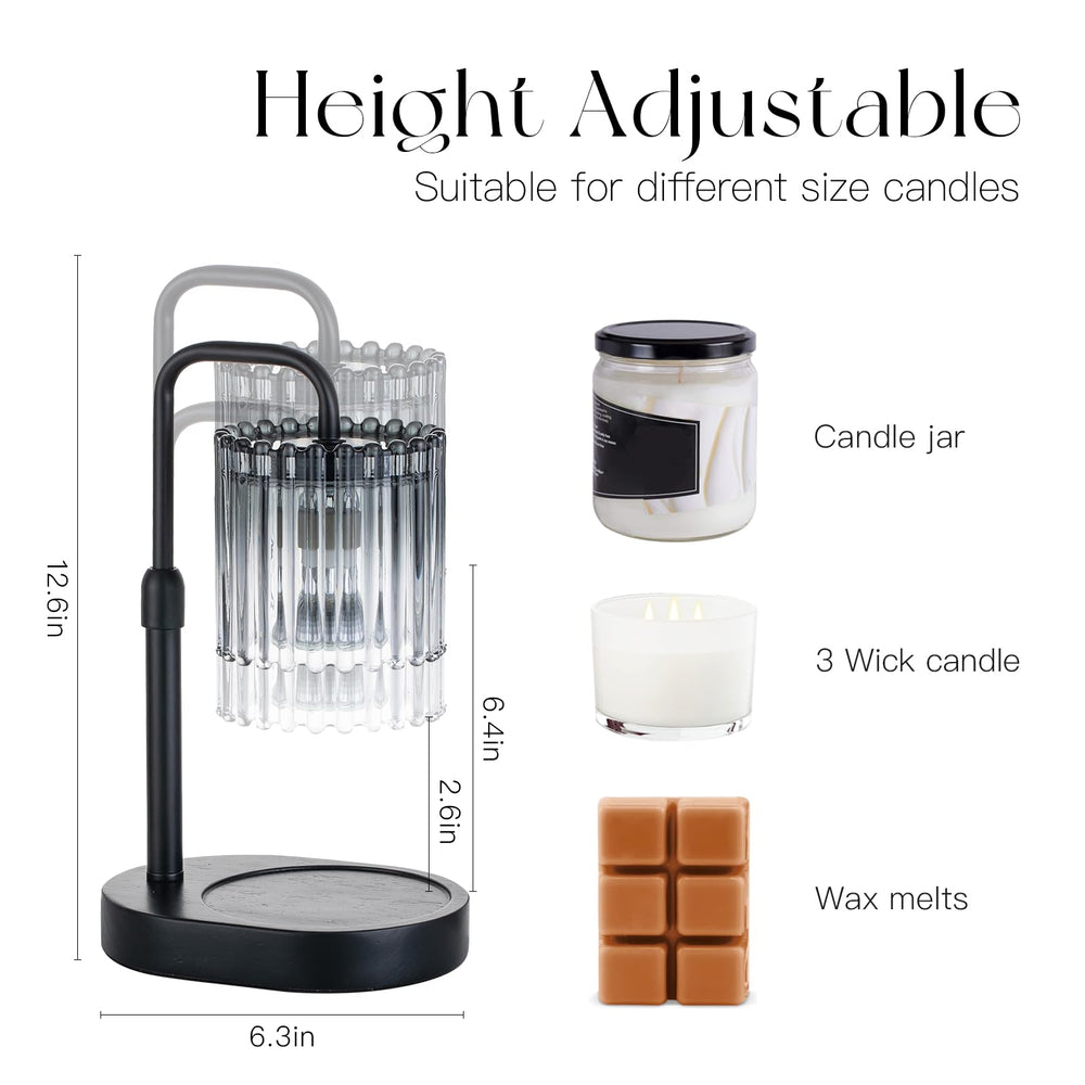 Candeldo shade pattern detail highlighting striped glow, softens light for ambiance