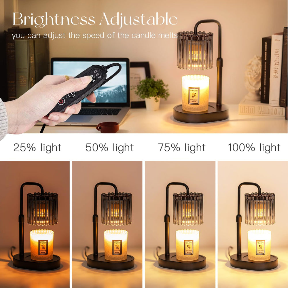Candeldo timer and dimmer controls close up, simplifies scent scheduling and strength
