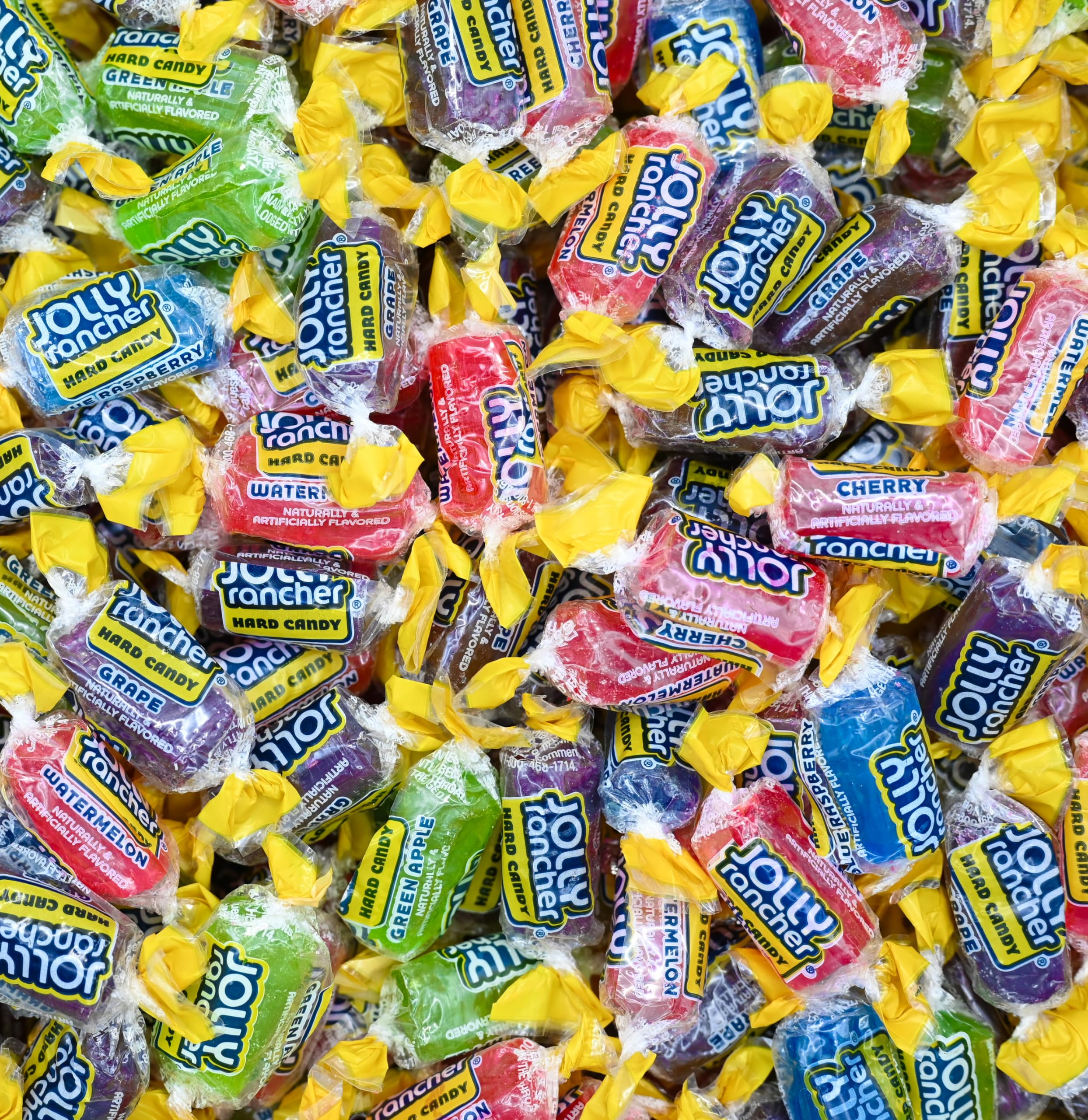 Candylish Jolly Ranchers on a party table adding vibrant color and easy serving