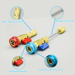 CANIPHA double-ended valve stem removal tool detail for secure extraction