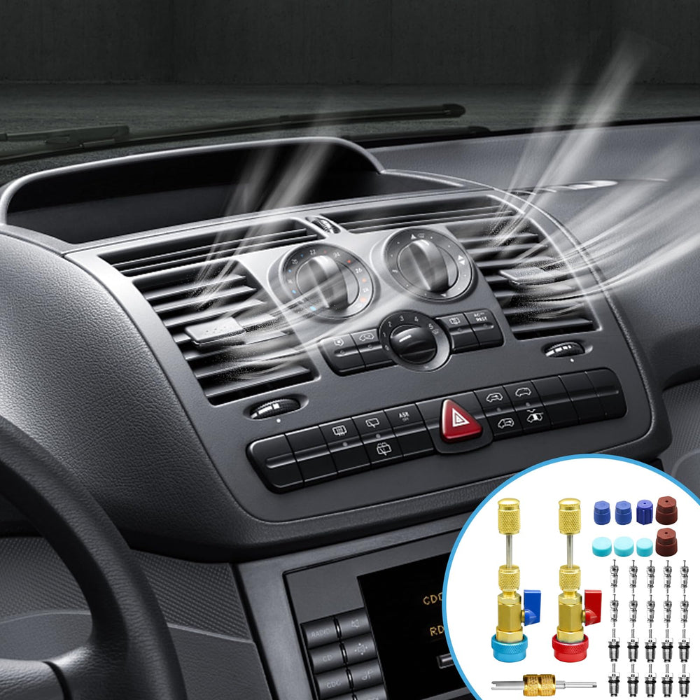 CANIPHA tool attached to car AC service port demonstrating field use