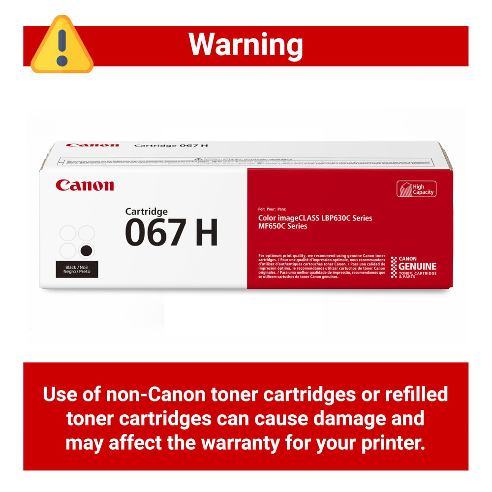 Canon 067 installed in Canon printer demonstrating easy fit and consistent prints