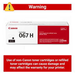 Canon 067 installed in Canon printer demonstrating easy fit and consistent prints