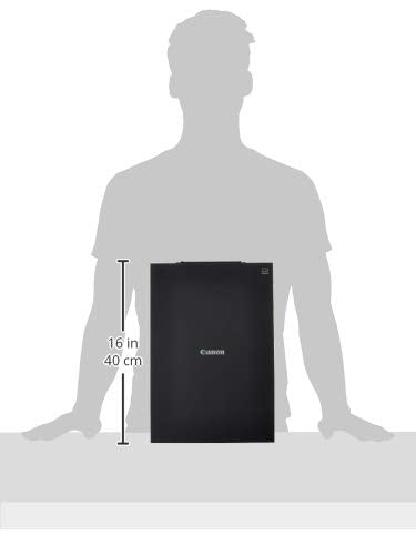 Canon CanoScan LiDE 400 close-up of EZ buttons and USB-C port for fast one-touch scanning