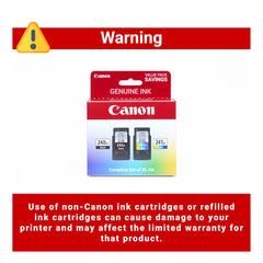 Canon color cartridge close-up highlighting accurate color reproduction