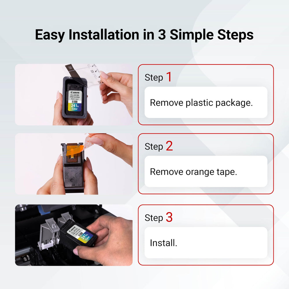 Canon cartridges in home office showing reliable everyday printing