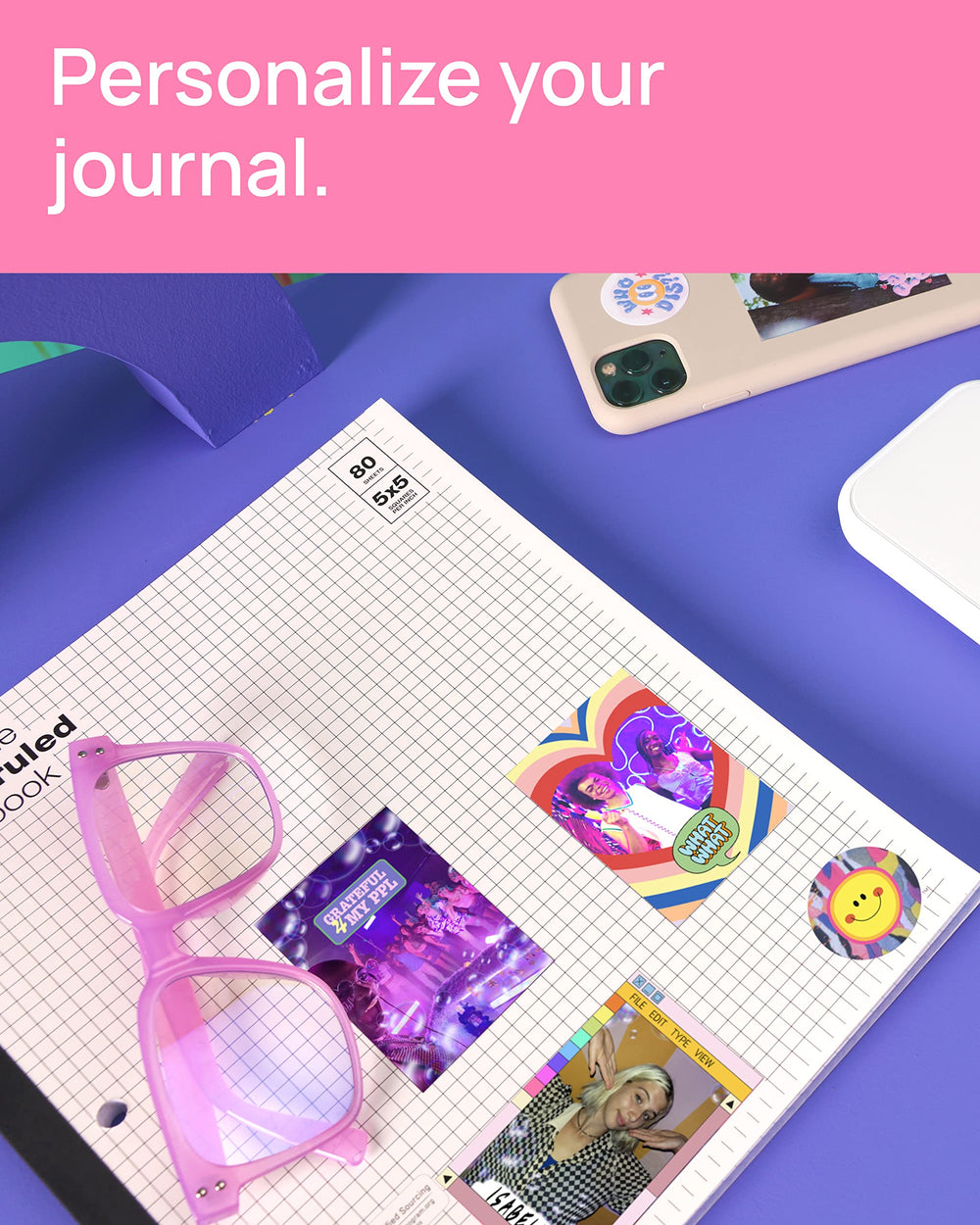 Canon Ivy open pack with stacked sheets ready to load into printer