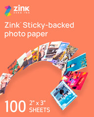 Canon Ivy close-up of ZINK paper surface highlighting vibrant color