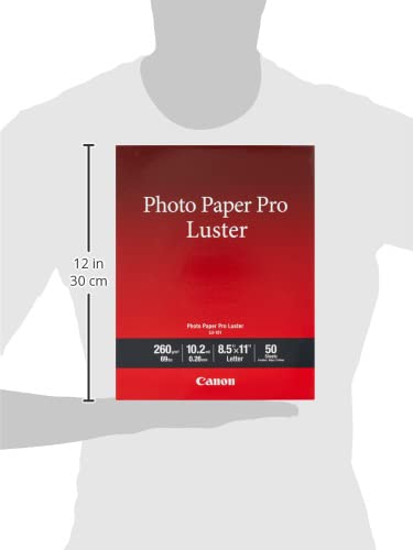 Canon LU-101 close-up of luster texture highlighting color clarity and low glare