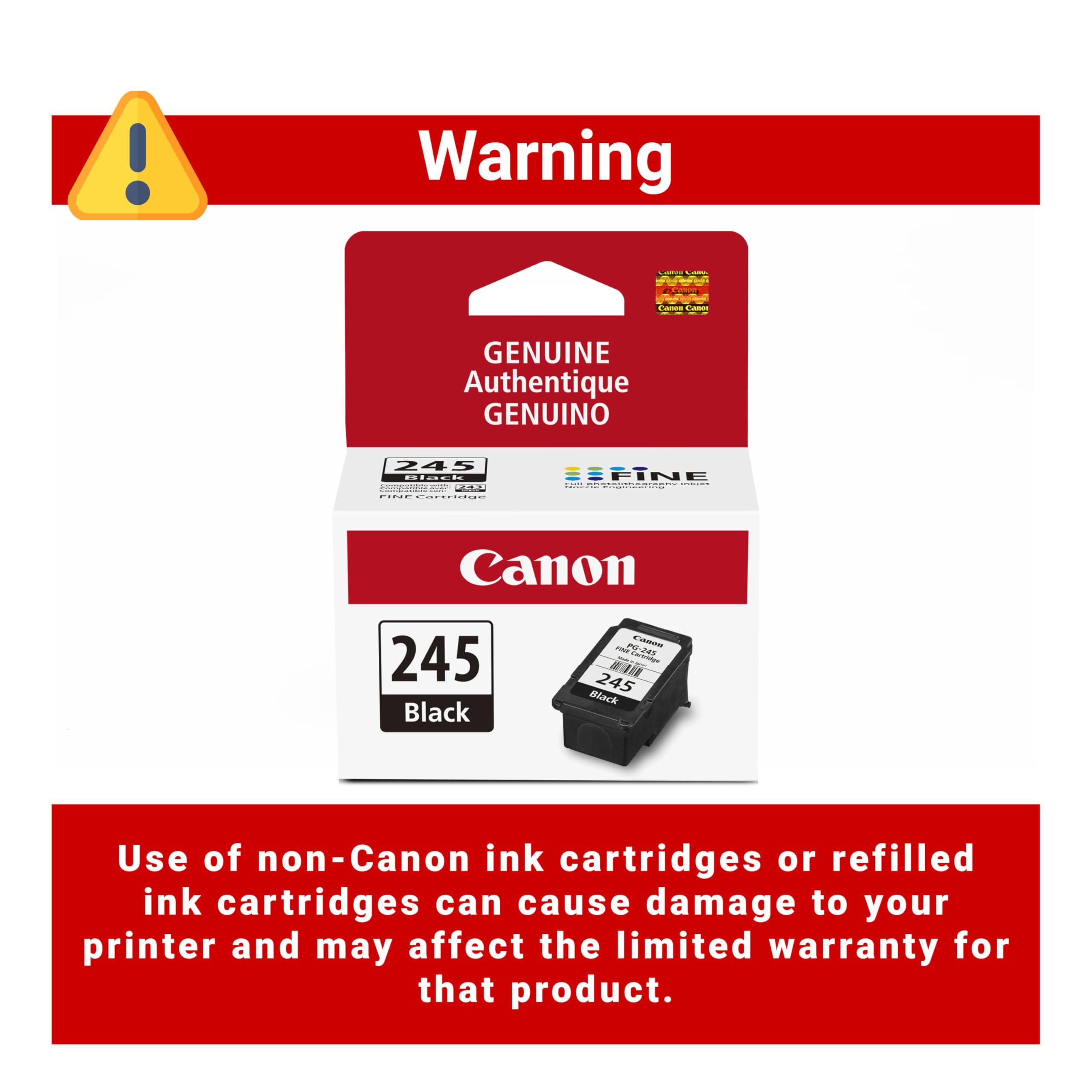 Canon PG-245 in a home office setting showing dependable everyday printing