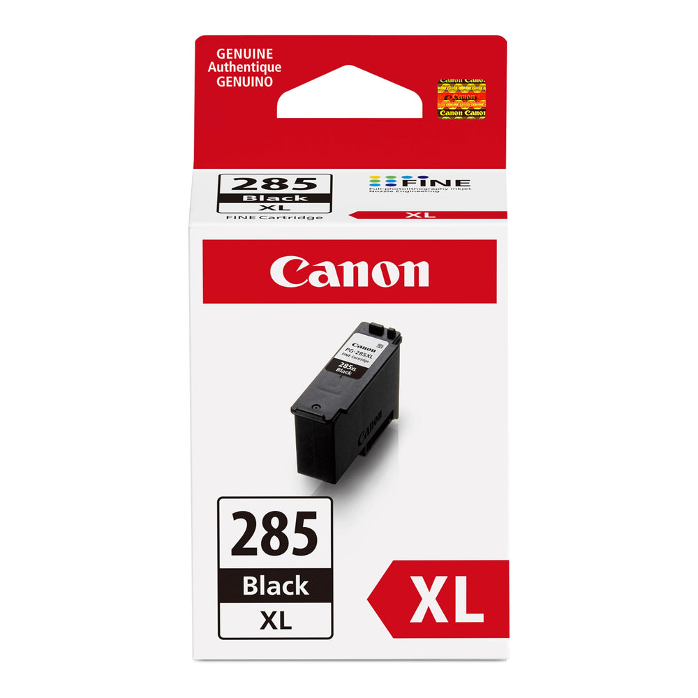 Canon PG-285 XL front packaging showing model and high-yield benefits
