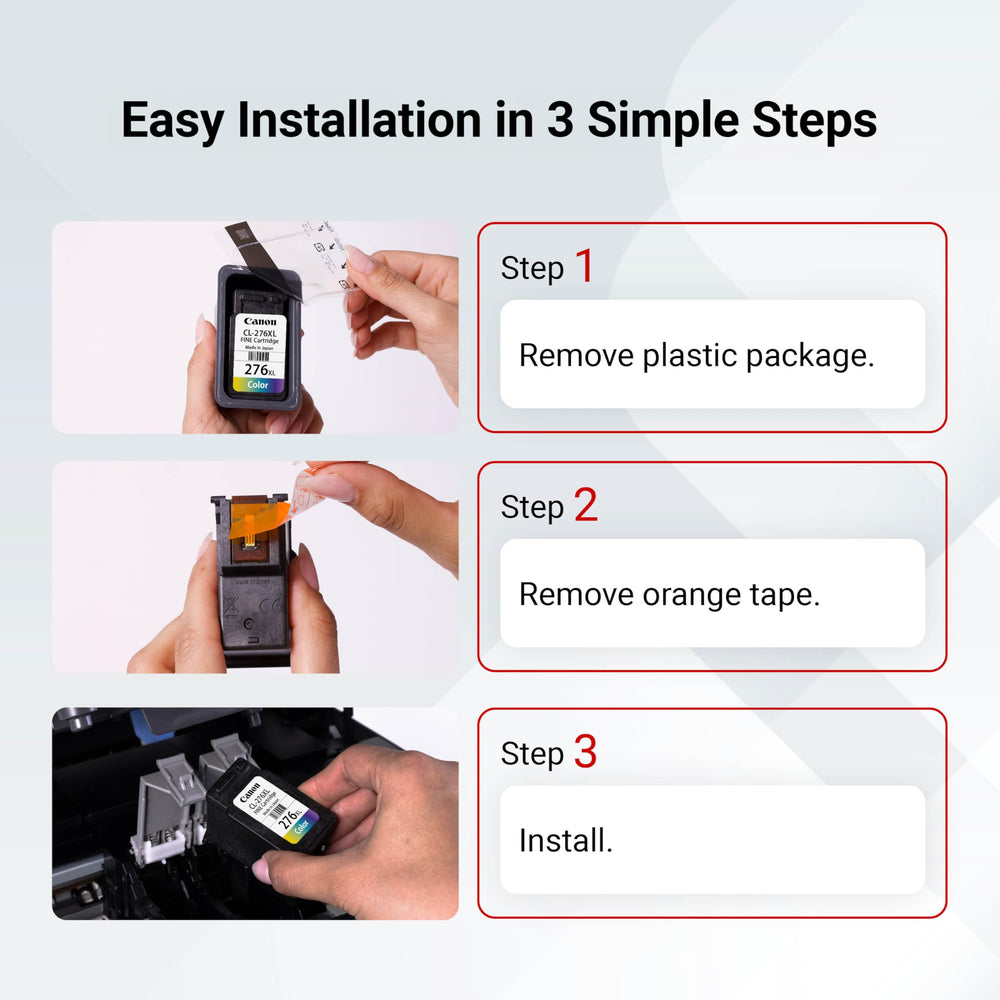 Sharp black text printed with Canon PG-275 illustrating crisp, readable documents