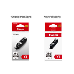 Canon PGI-250XL installed in printer for easy replacement benefit