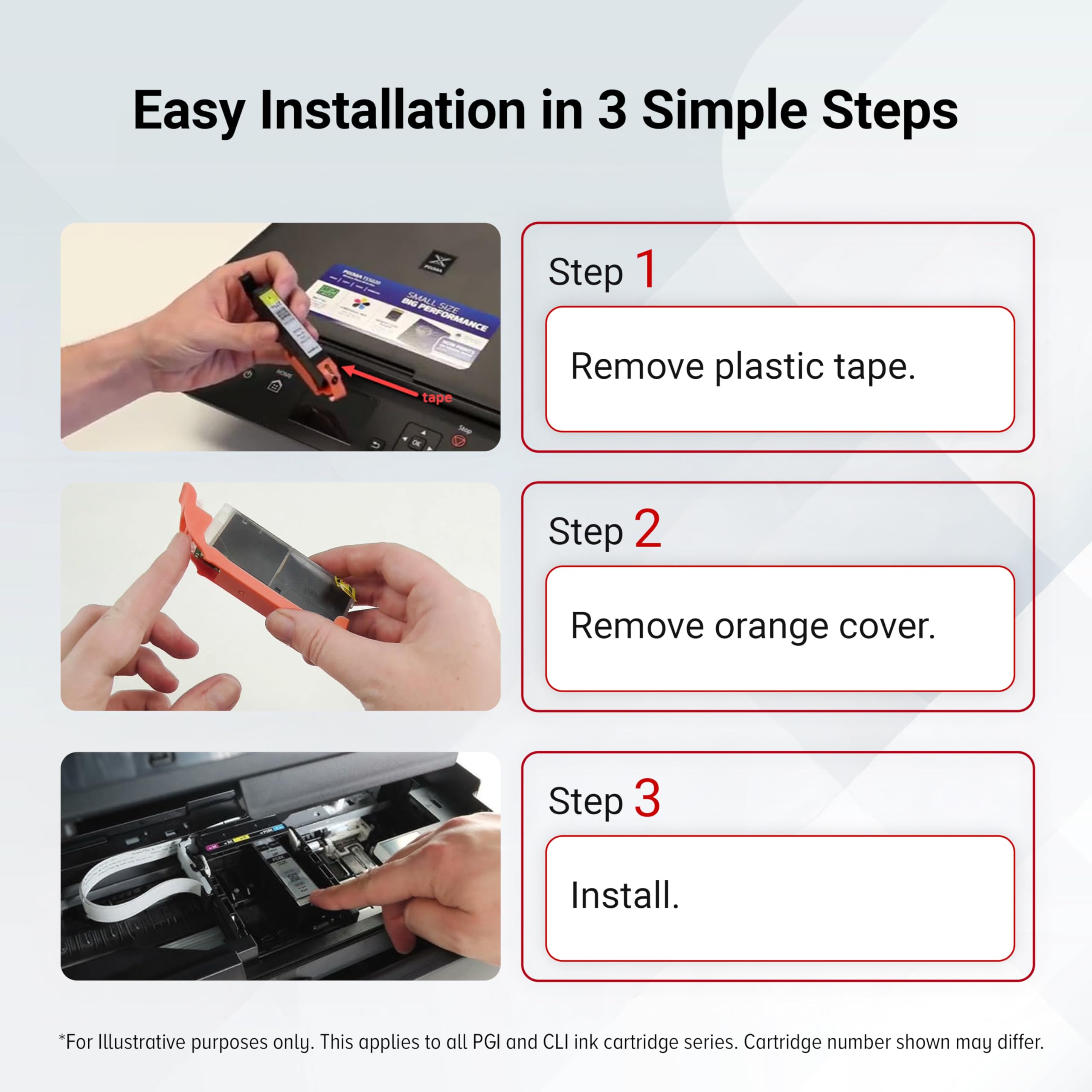 Canon PGI-280 on a home desk printing documents for professional results