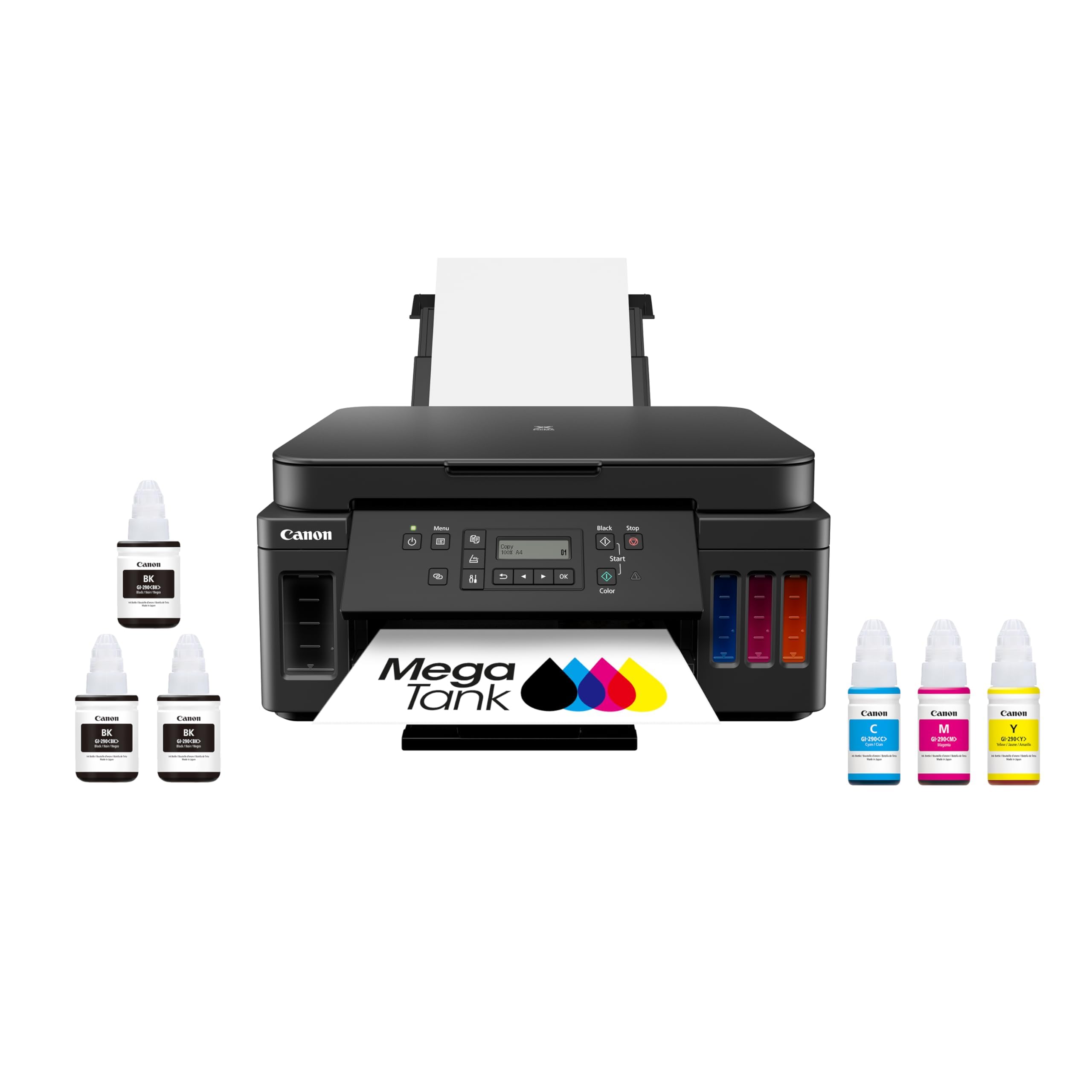Canon PIXMA G6020 front view showing compact all-in-one design and easy access