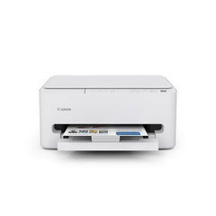 Canon PIXMA TS4320 front view showing compact design and controls for easy placement