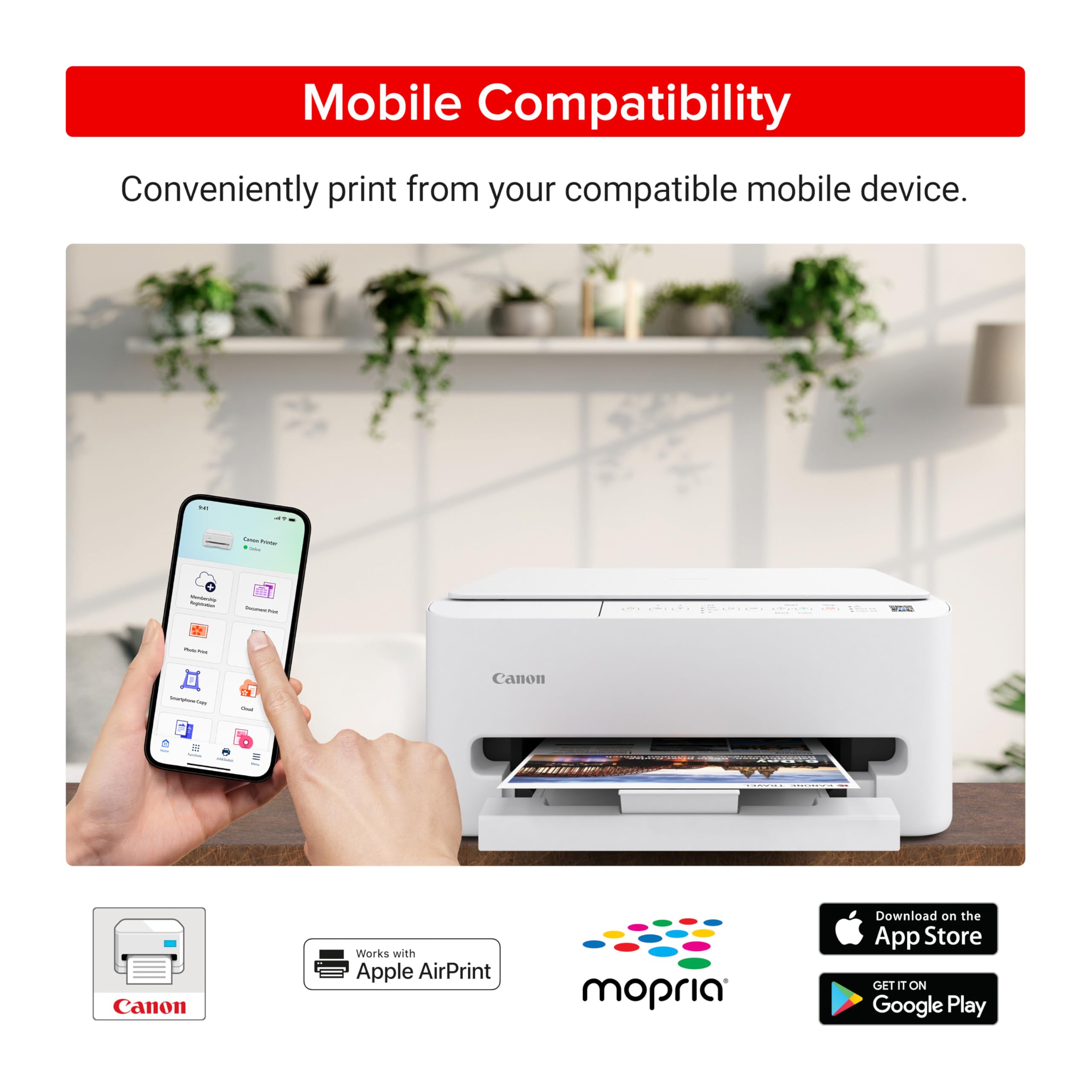 Canon PIXMA TS4320 open ink access showing cartridges for simple replacement