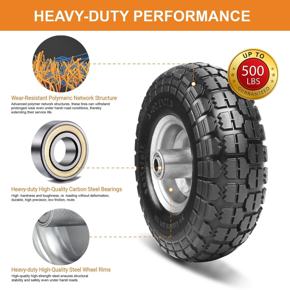 CANWUPON double-sealed bearings and 5/8" axle fitment for smooth rolling