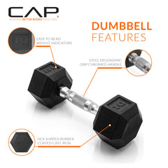 CAP recycled rubber head texture detail protecting floors and reducing noise
