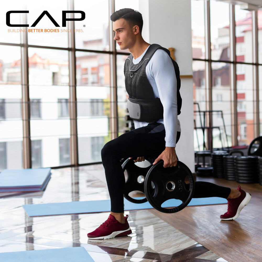 CAP Barbell reflective stripe close-up enhancing visibility for low-light runs