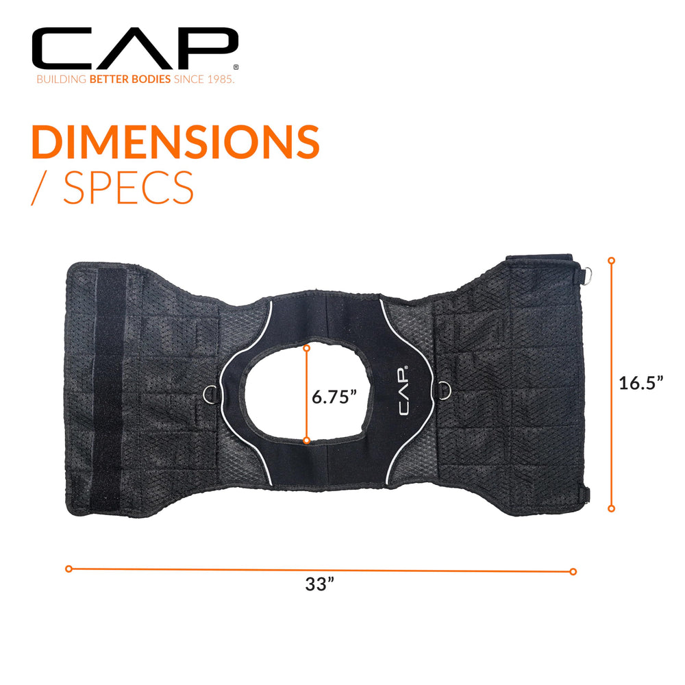 CAP Barbell padded shoulder detail showing cushioning for reduced chafing and comfort