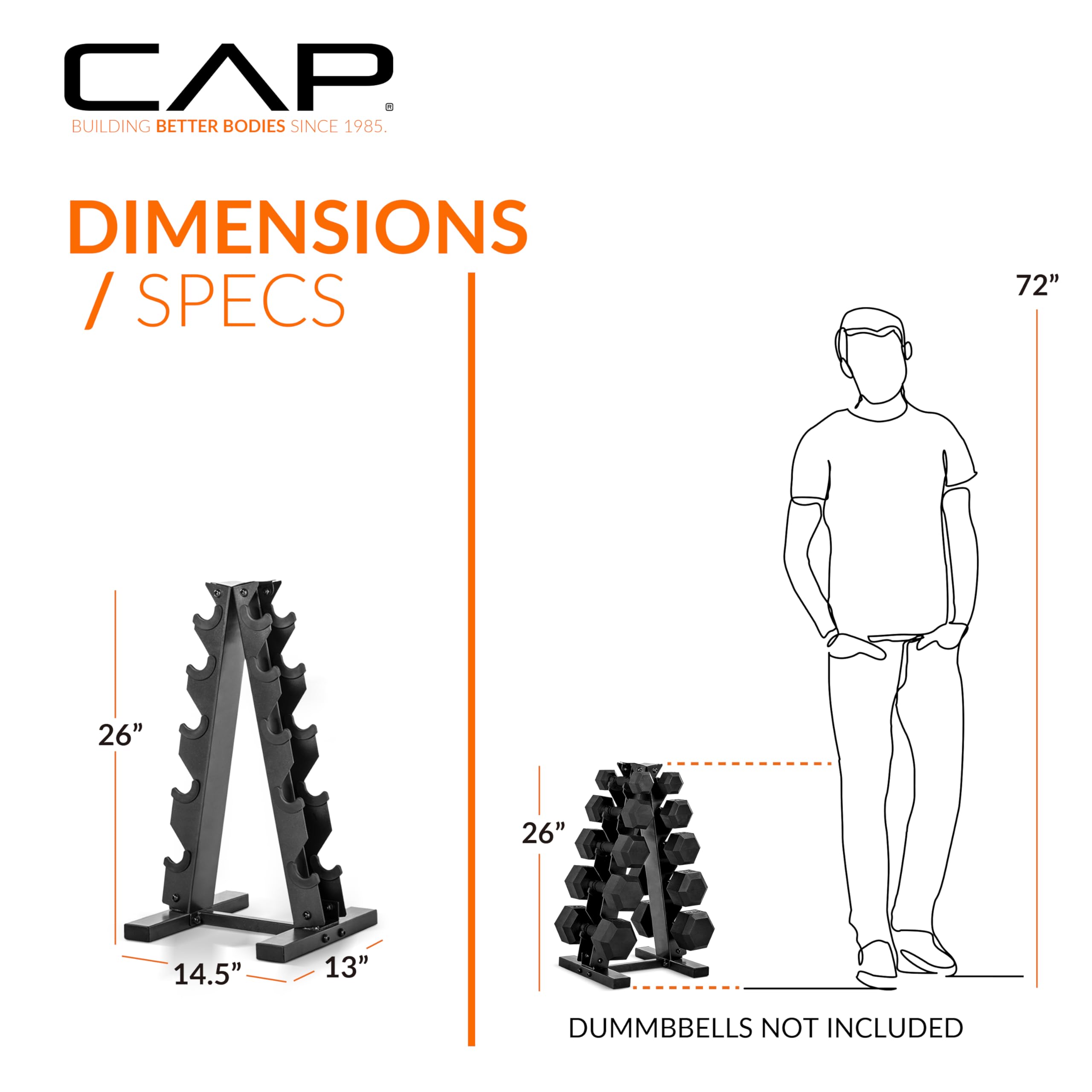 CAP rubber insert close-up protecting dumbbells and reducing noise