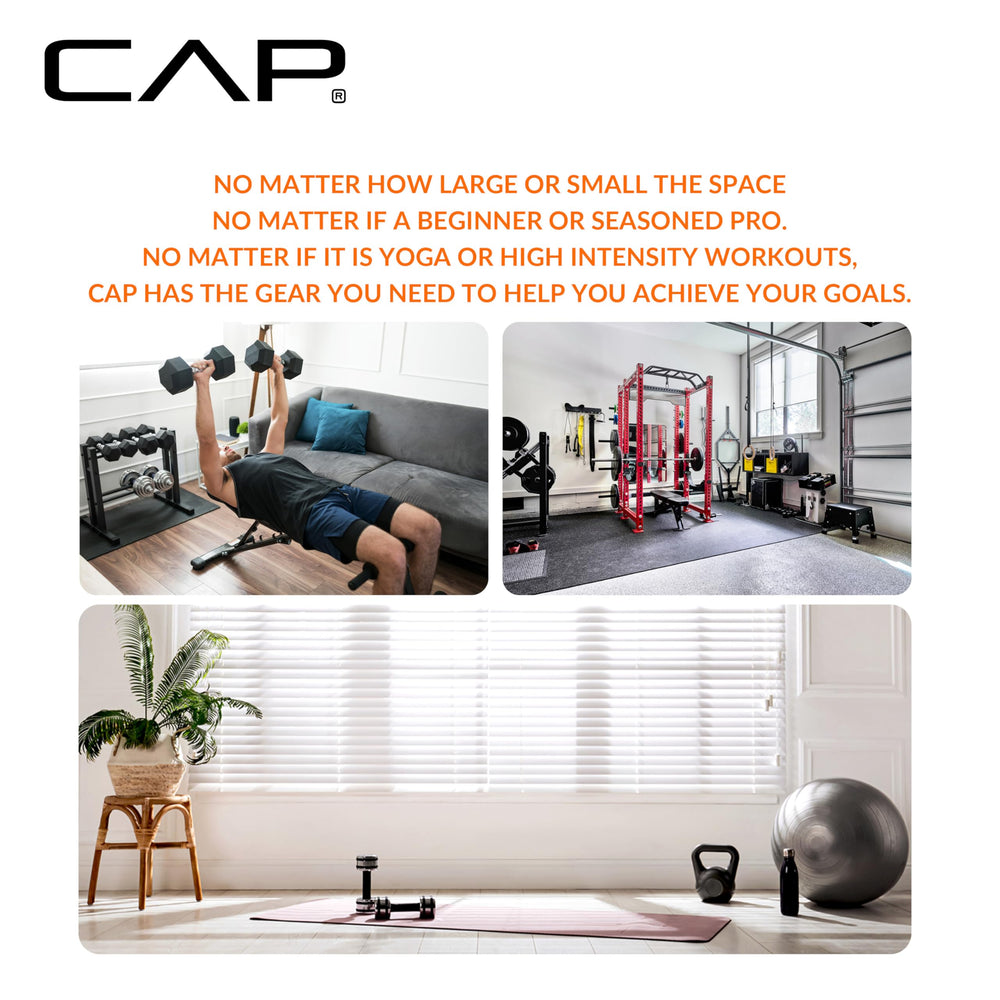 CAP rack next to chair for scale showing compact footprint and capacity