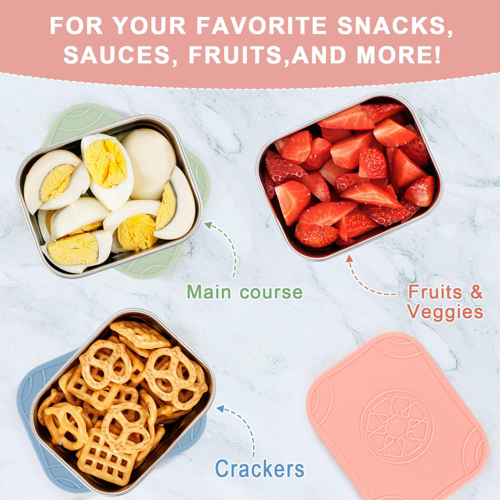 Caperci container filled with yogurt and granola demonstrating portion-ready use