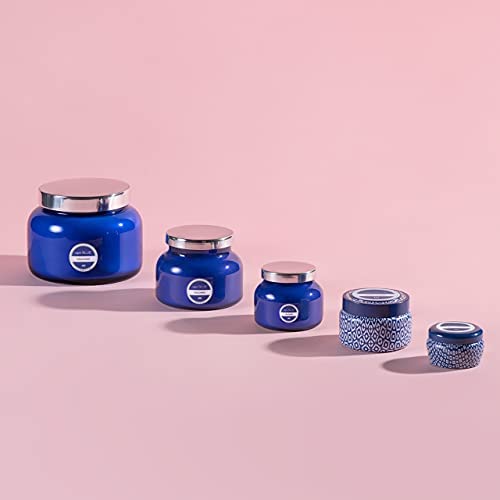 Capri Blue empty jar repurposed as planter showing sustainable reuse benefit