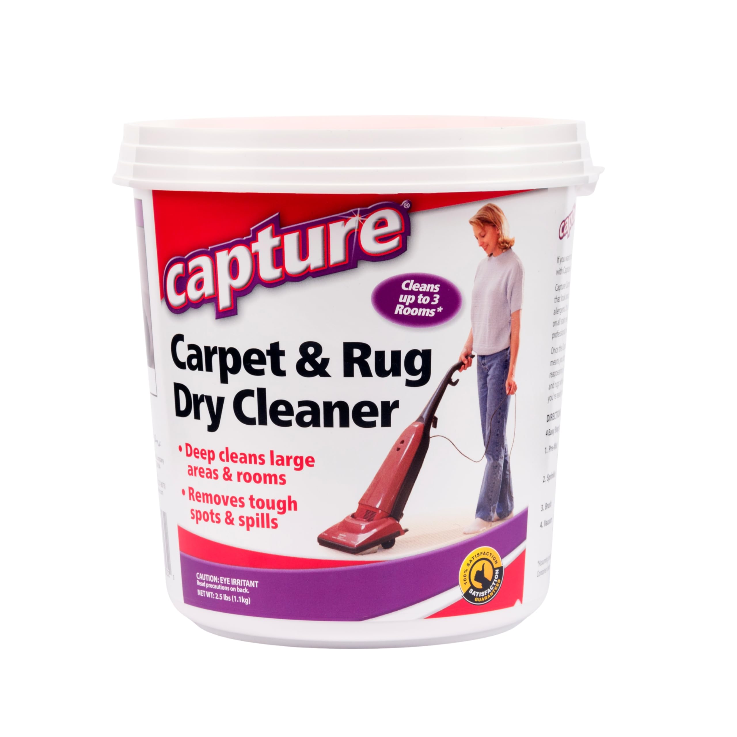 Capture front pail showing packaging and easy-grip lid for convenience