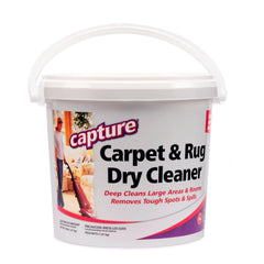 Capture pail front view showing product and clean-home benefit