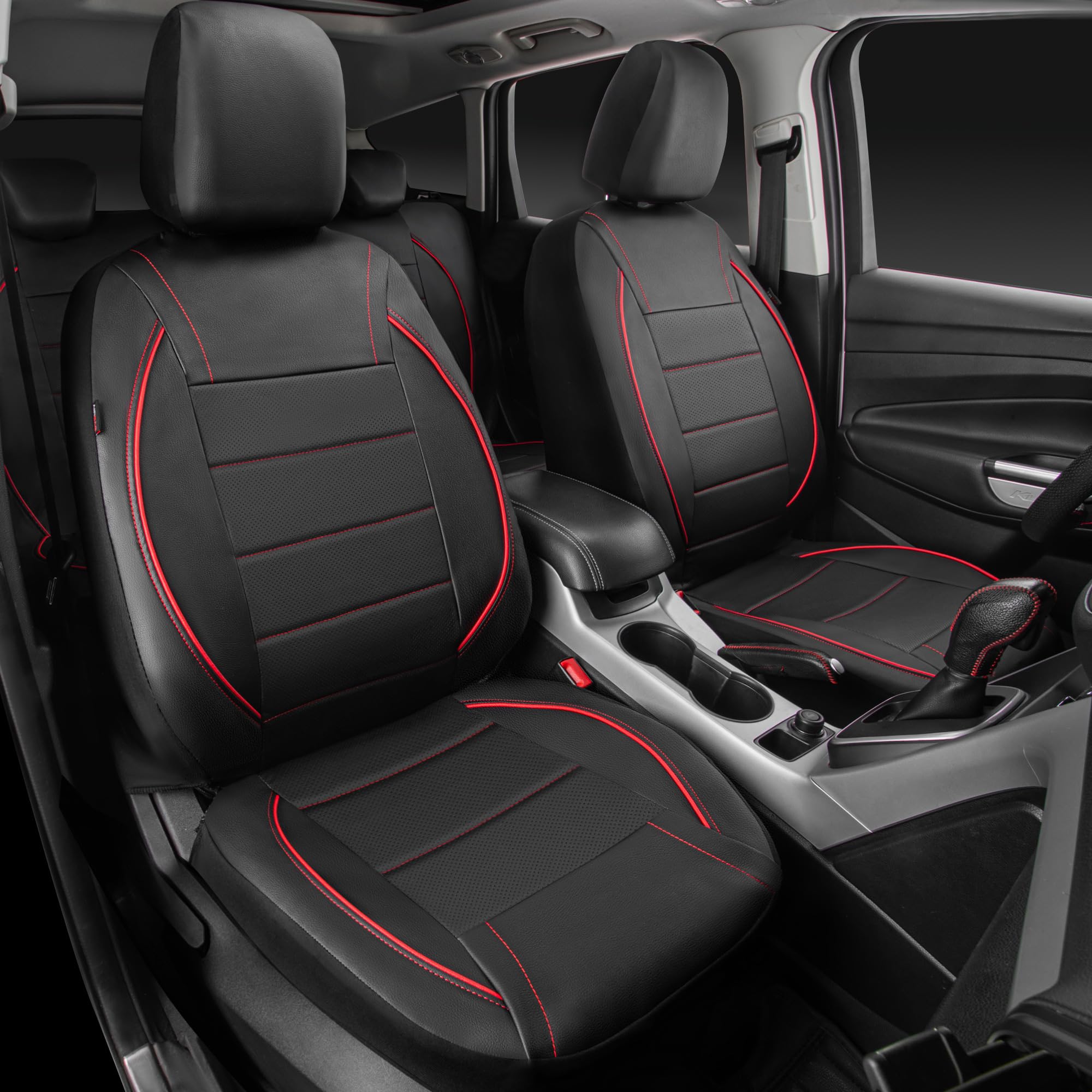 CAR PASS close-up of PU leather texture for luxury touch