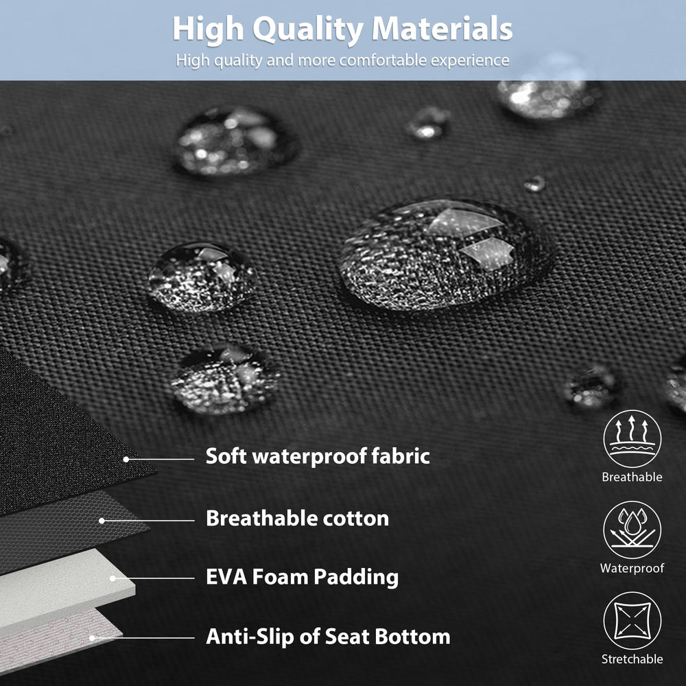 CAR PASS 5mm composite EVA padding cutaway illustrating added cushion and barrier