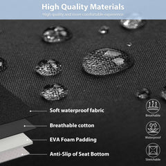 CAR PASS 5mm composite EVA padding cutaway illustrating added cushion and barrier